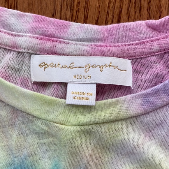 NWT, Cropped tie dye t shirt, size M - Picture 3 of 3